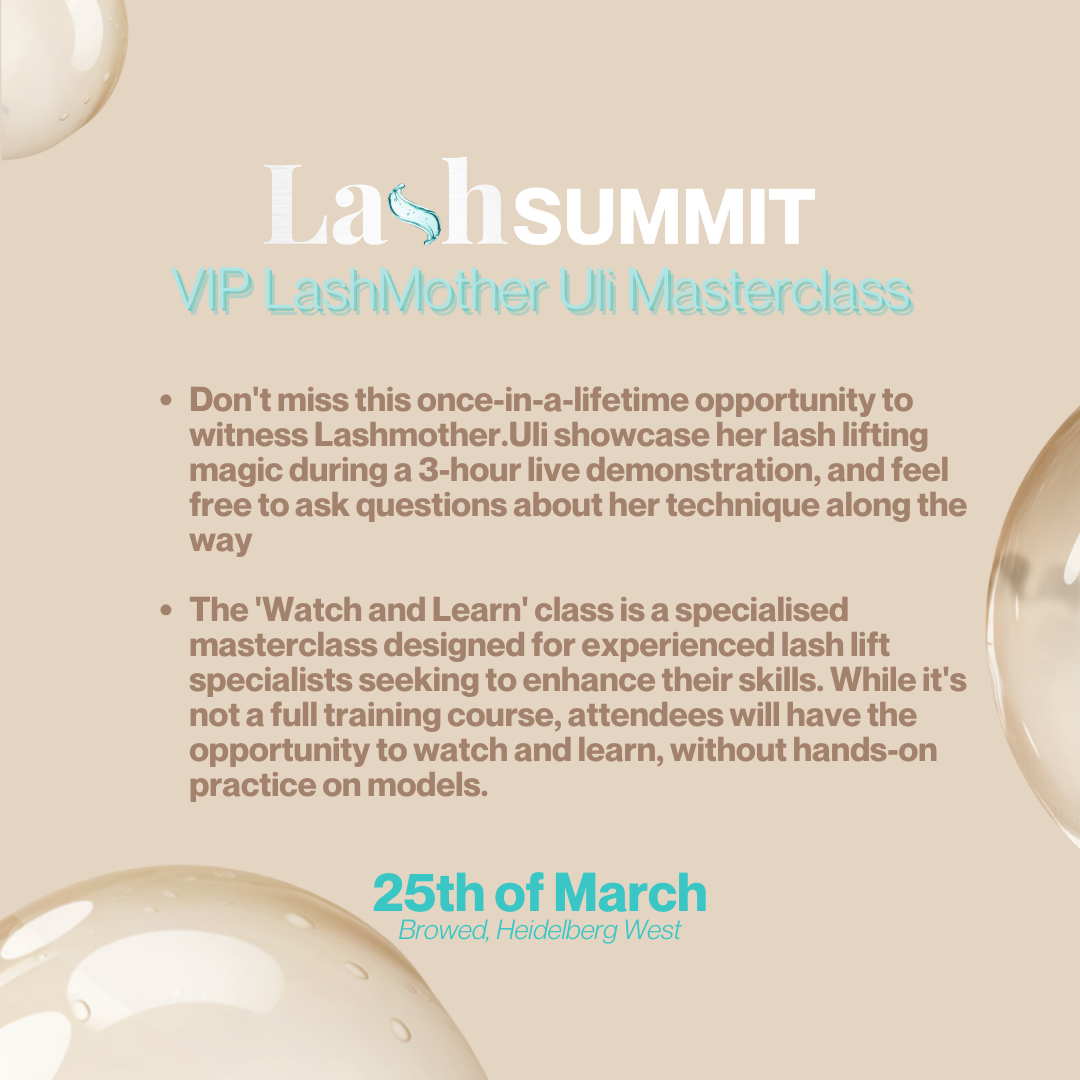 Lash Summit -  LashMother Uli VIP package (includes Conference Main Day ticket) - 24 - 25 March 2025