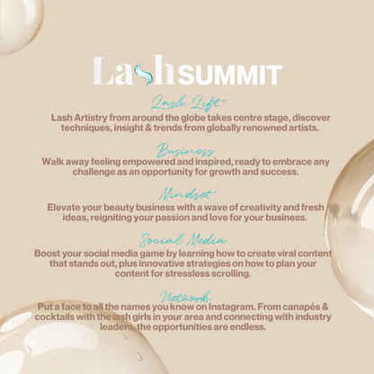 Lash Summit - Conference Main Day Ticket / 24 March 2025