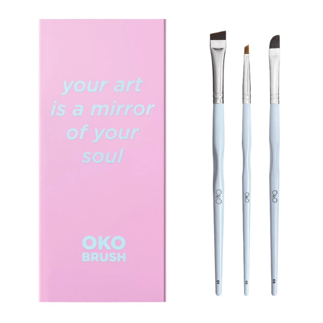 OkO - &quot;Your Art is a Mirror to Your Soul&quot; Brush Set