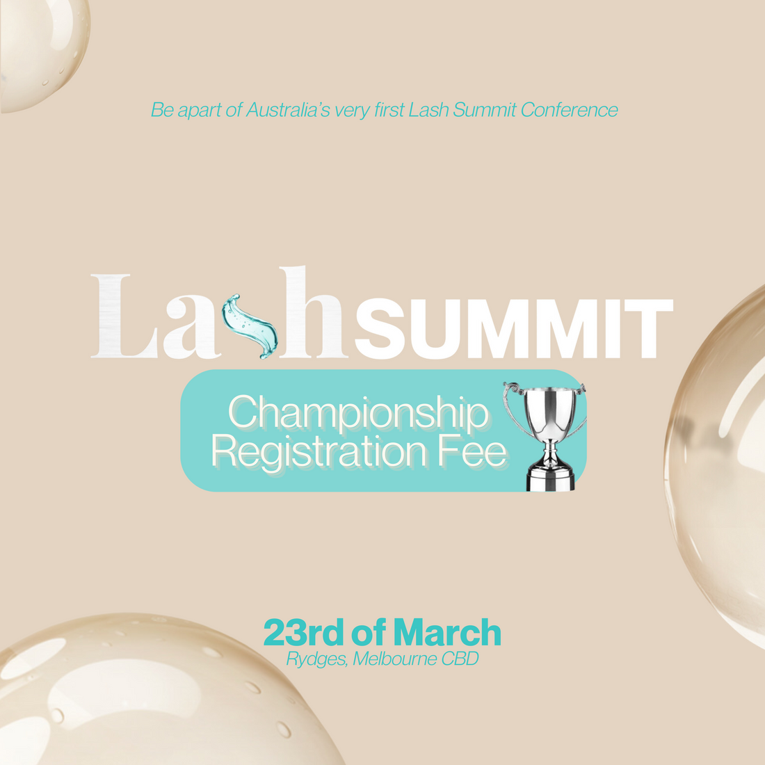 Lash Summit - Championship Registration Fee / 23 March 2025