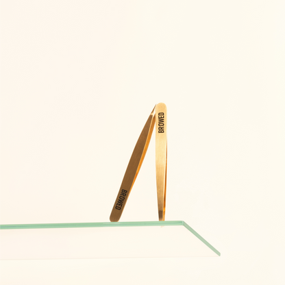 BROWED - Gold Slanted Tip Tweezers