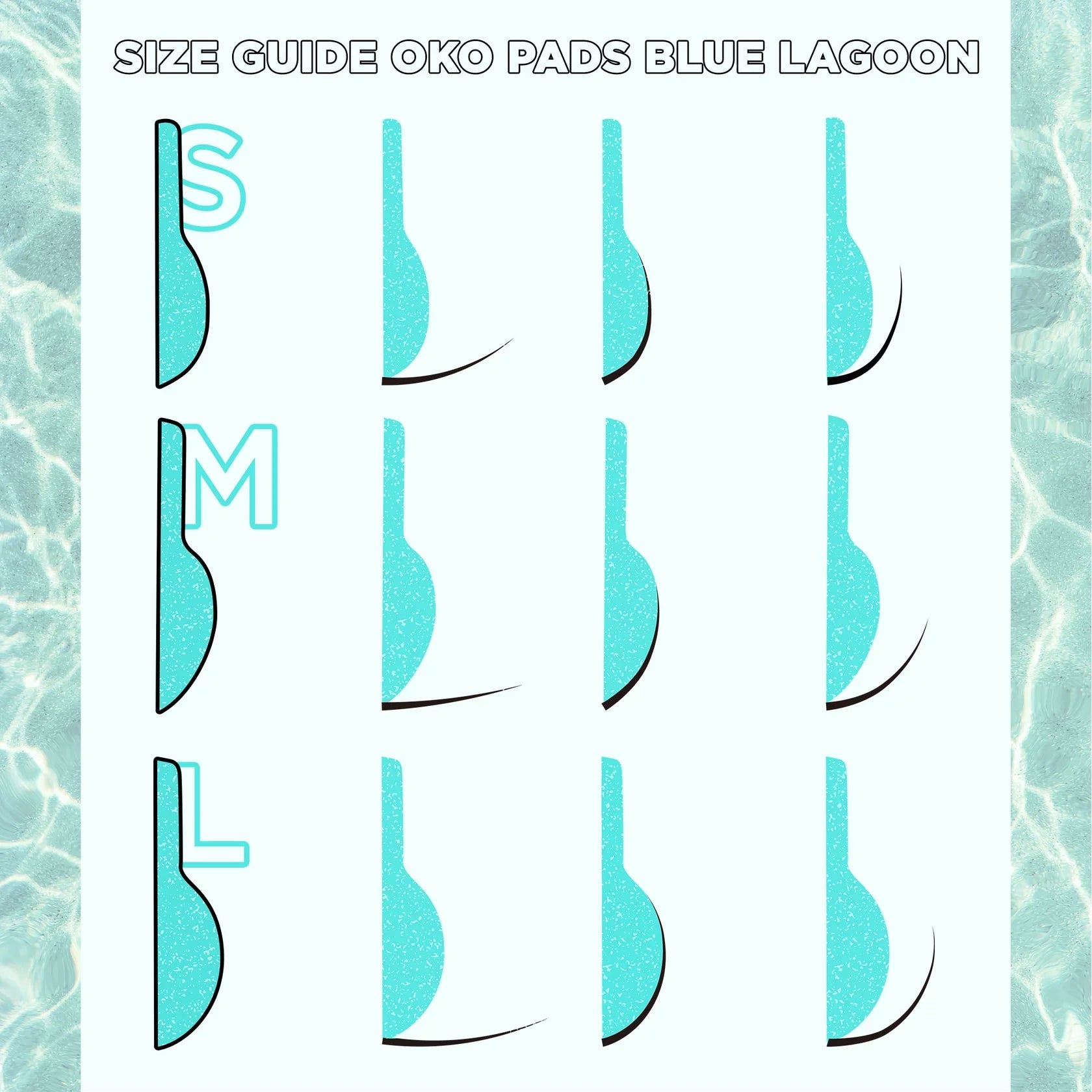 OkO - Lash Lift Shields - Blue Lagoon (3 pairs)