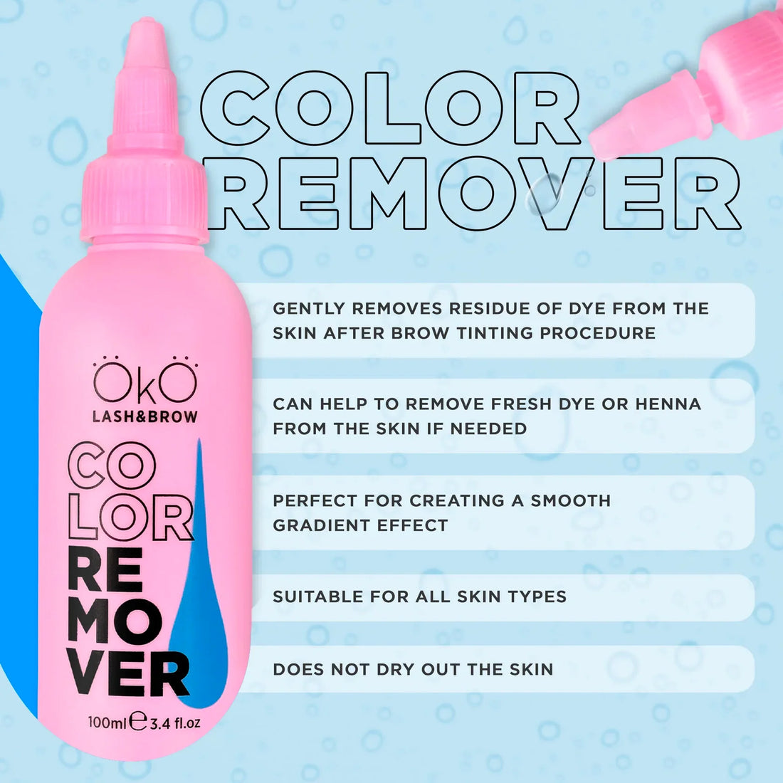 OkO - Color Remover for Dye &amp; Henna, 100ml