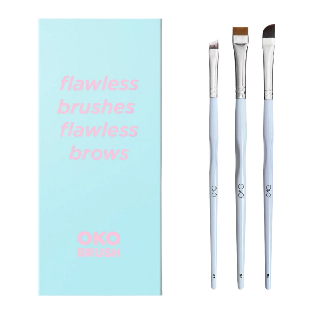 OkO - &quot;Flawless Brushes, Flawless Brows&quot; Brush Set