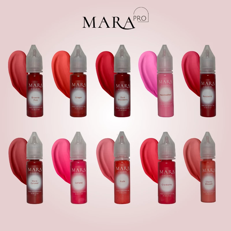 MARA PRO - Lip Pigments Set (10 x 15ml)