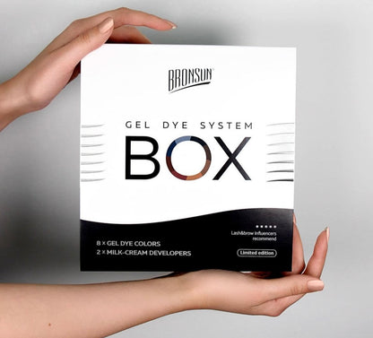 BRONSUN - Hybrid Eyebrow and Eyelash Dye Box Set - All colours + 2 developers!