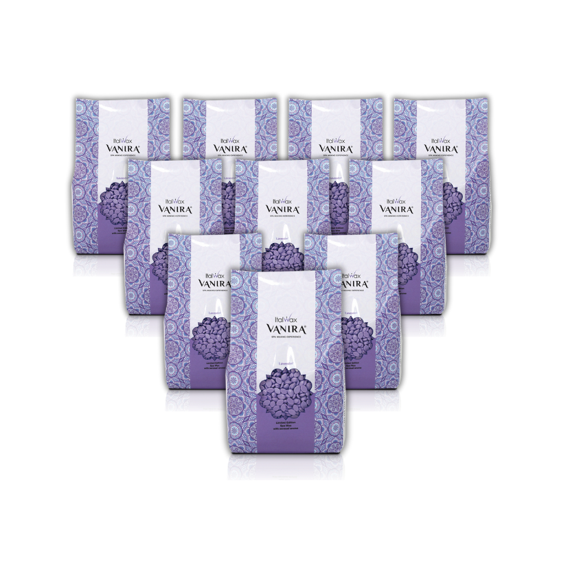 Italwax - Vanira Film Wax - Lavender, 10 x 1kg