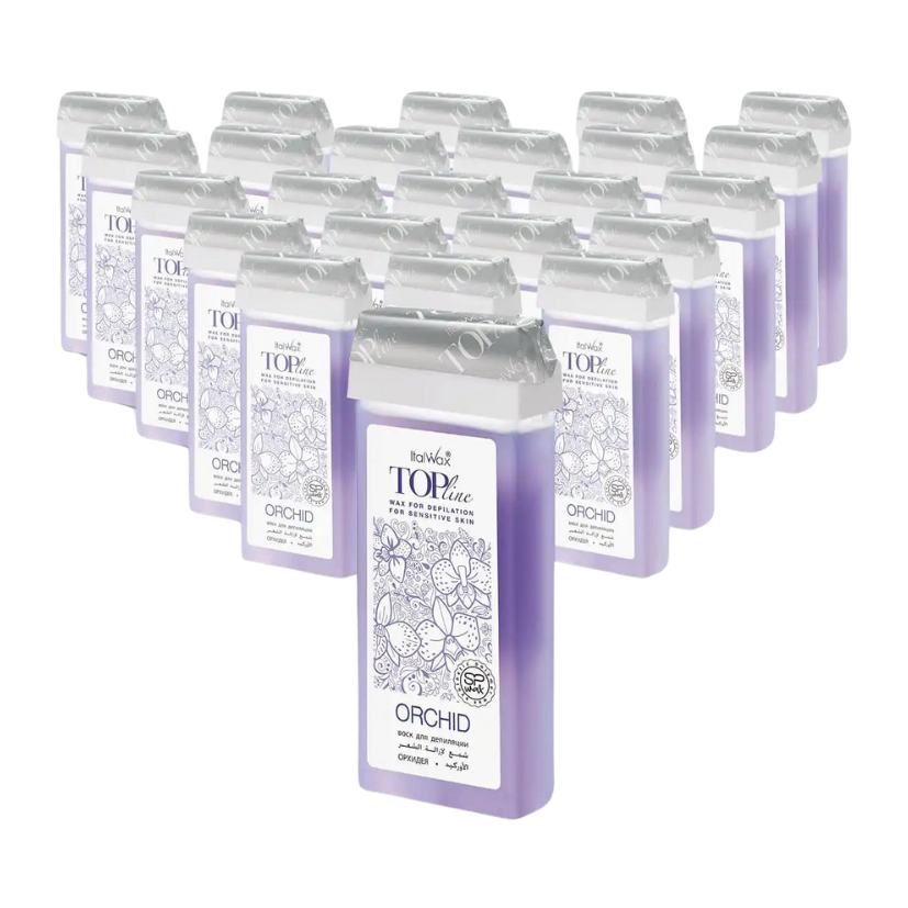 ITALWAX - Orchid Top Line Wax Cartridge, 24 x 100ml