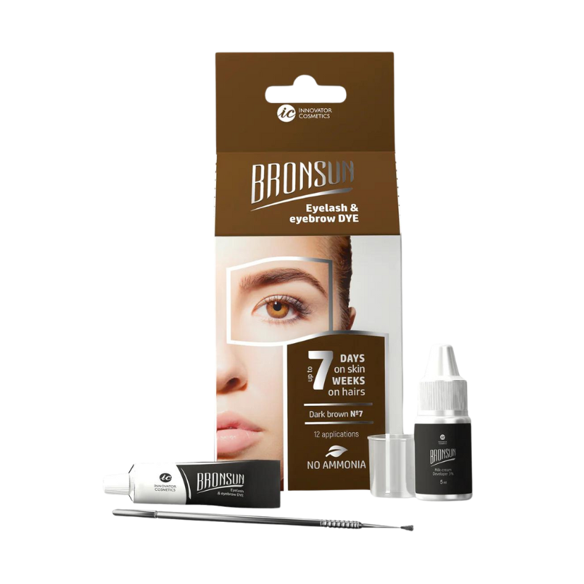 BRONSUN - Eyelash and Eyebrow Dye Home Kit (Choose Your Colour)