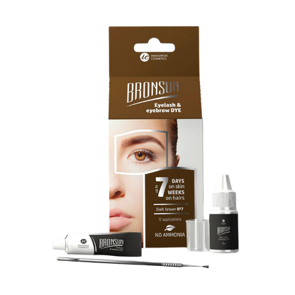 BRONSUN - Eyelash and Eyebrow Dye Home Kit (Choose Your Colour)