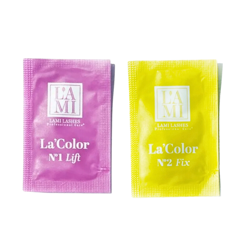 Lami Lashes - La Colour Step 1 &amp; 2 (Sachet Sample Pack)