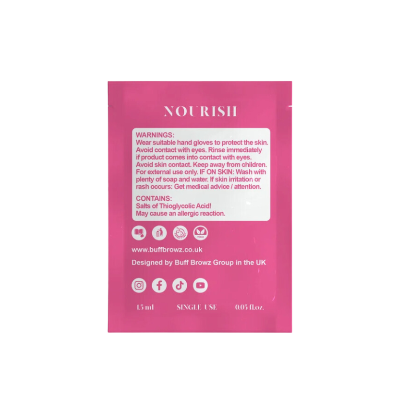 BUFF LASHES - Lash Lift - Step 3 (Nourish) Sachets 10pk