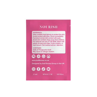 BUFF LASHES - Lash Lift - Step 3 (Nourish) Sachets 10pk