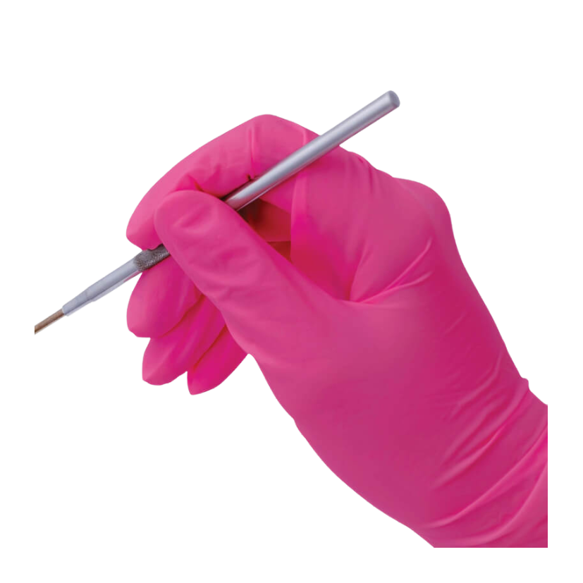 BASTION - Disposable Nitrile Gloves -  PINK (200pcs) XL