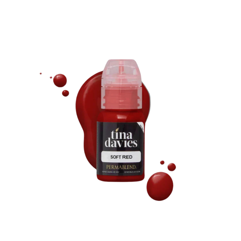 TINA DAVIES - I Love Ink LIP Pigment - Soft Red, 15ml