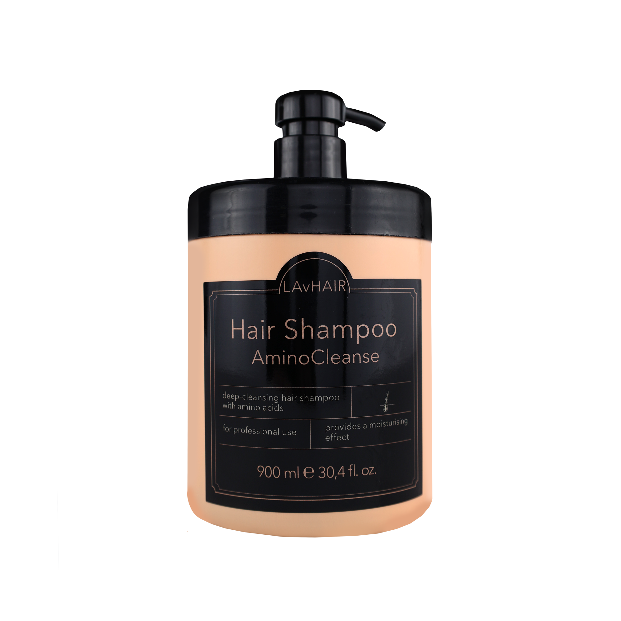 LAvHAIR - AminoCleanse - Deep Cleansing Hair Shampoo with Amino Acids, 900ml